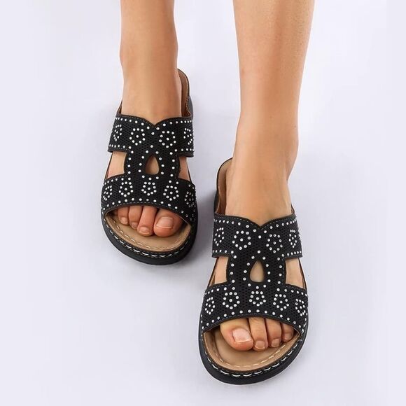 (22-2930)โ ๐ฅ3/$20๐ฅ MUSSHOE womens Wedge SZ 7 - Picture 4 of 12